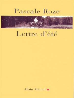 cover image of Lettre d'été
